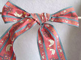 R1648 65mm Dove and Love Heart Design Ribbon, 100% Cotton - Ribbonmoon