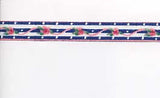 R5522 12mm 100% Cotton Flower Design Ribbon - Ribbonmoon