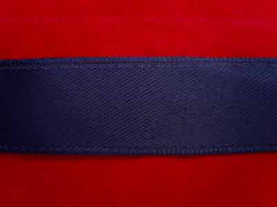 R1799 23mm Deep Rich Navy Double Faced Satin Ribbon - Ribbonmoon