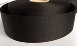 R1943 40mm Black Grosgrain Petersham Ribbon - Ribbonmoon