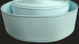 R1985 33mm Sky Blue Woven Edge Nylon Nurses Petersham - Ribbonmoon