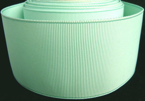 R1992 65mm Aqua Woven Edge Nylon Nurses Petersham - Ribbonmoon