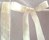 R2112 16mm White and Iridescent Metallic Woven Ribbon - Ribbonmoon