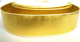 R2120 25mm Gold Thin Metallic Lurex Ribbon by Berisfords - Ribbonmoon