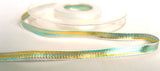 R2141 7mm Mixed Colours Thin Metallic Lurex Ribbon by Berisfords - Ribbonmoon