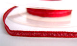 R2177 4mm Red Textured Metallic Lame Ribbon by Berisfords - Ribbonmoon