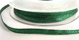 R2179 4mm Green Metallic Textured Lame Ribbon by Berisfords - Ribbonmoon