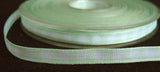 R2194 7mm Mint Green and White Gingham Ribbon - Ribbonmoon