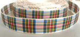 R2223 15mm Dress Stewart Polyester Tartan Ribbon - Ribbonmoon