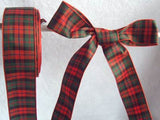 R2229 25mm Polyester Tartan Ribbon - Ribbonmoon