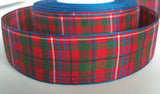 R2235 25mm Polyester Tartan Ribbon - Ribbonmoon