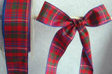 R2235 25mm Polyester Tartan Ribbon - Ribbonmoon