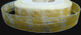 R2313 17mm Ivory and Honey Gold Nylon Sheer Ribbon - Ribbonmoon