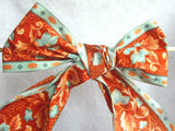 R2422 85mm Flowery Ribbon, 100% Cotton - Ribbonmoon