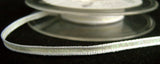 R2454 4mm Metallic Iridescent White Textured Lame Ribbon - Ribbonmoon
