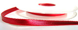 R2484 7mm Red Thin Metallic Lurex Ribbon By Berisfords - Ribbonmoon