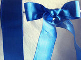 R2494 40mm Royal Blue Thin Metallic Lurex Ribbon By Berisfords - Ribbonmoon