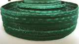 R2499 33mm Holly Green Shimmey Satin Ribbon with Wires for Shaping - Ribbonmoon