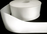 R2530 50mm White Double Faced Satin Ribbon by Berisfords - Ribbonmoon