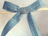 R2554 18mm Pastel Denim Blue Ribbon, 100% Cotton - Ribbonmoon