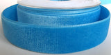 R2666 23mm Blue Nylon Velvet Ribbon by Berisfords - Ribbonmoon