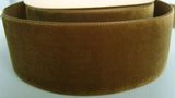 R2678 52mm Green Brown Nylon Velvet Ribbon by Berisfords - Ribbonmoon