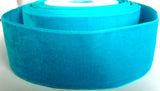 R2683 51mm Peacock Blue Nylon Velvet Ribbon by Berisfords - Ribbonmoon