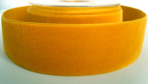R2697 37mm Topaz Nylon Velvet Ribbon by Berisfords - Ribbonmoon