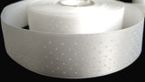 R2770 28mm White Polka Dot Print Satin Ribbon by Berisfords - Ribbonmoon