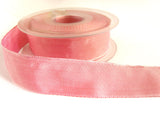 R2780 26mm Pink and Red Shot Woven Ribbon