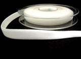R2845 9mm White Nylon Velvet Ribbon by Berisfords colour 9401