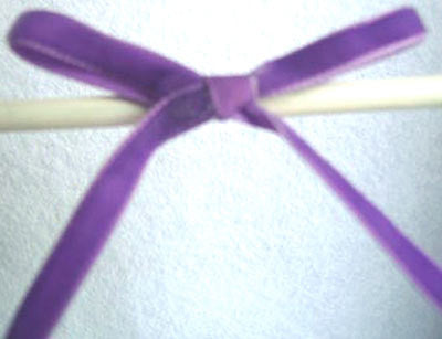 R2875 7mm Violet Nylon Velvet Ribbon by Berisfords - Ribbonmoon