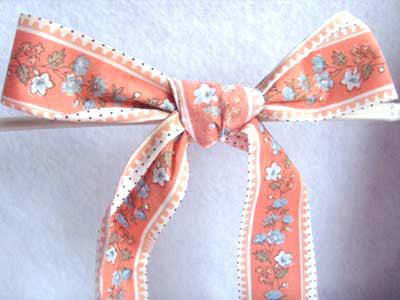 R3230 36mm 100% Cotton Flower Design Ribbon - Ribbonmoon