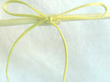 C486 2.5mm Pale Lime Green Flat Sided Silk Cord 