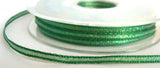 R3330C 4mm Green Iridescent Metallic Dazzle Lame Ribbon by Berisfords