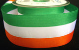 R3378 40mm Irish Flag National Taffeta Ribbon - Ribbonmoon
