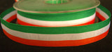 R3385 15mm Irish National Flag Taffeta Ribbon - Ribbonmoon