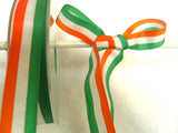 R3385 15mm Irish National Flag Taffeta Ribbon - Ribbonmoon