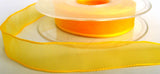 R3391 16mm Sunshine Yellow Water Resistant Sheer Ribbon - Ribbonmoon