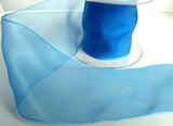 R3406 70mm Light Royal Blue Water Resistant Ribbon - Ribbonmoon