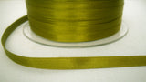 R3485 3mm Moss Green Double Faced Satin Ribbon by Berisfords - Ribbonmoon