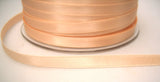 R6400 5mm Peach Double Faced Satin Ribbon by Berisfords - Ribbonmoon