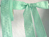 R3862 26mm Tonal Aqua Woven Jacquard Ribbon - Ribbonmoon