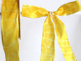 R3867 25mm Tonal Yellow "Reptile" Design Polyester Ribbon by Offfray