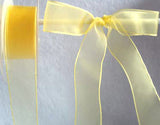 R3946 26mm Lemon Water Resistant Sheer Ribbon - Ribbonmoon