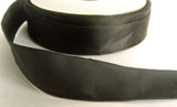 R4192 26mm Black Wire Edged Taffeta Ribbon - Ribbonmoon