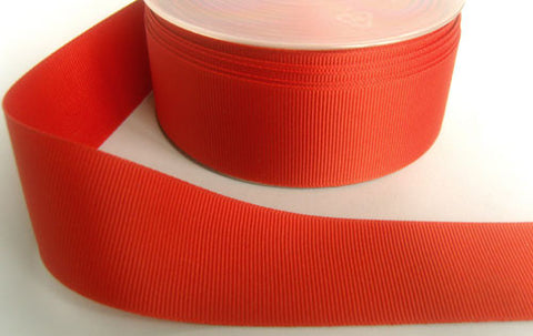 R4246 33mm Rust Brick Nylon Grosgrain Ribbon by Berisfords