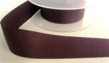 R4320 25mm Aubergine Polyester Grosgrain Ribbon by Berisfords - Ribbonmoon