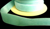 R4341 23mm Dusky New Turquoise Nylon Velvet Ribbon By Berisfords - Ribbonmoon