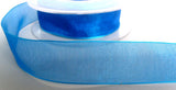 R4461 25mm Royal Blue Nylon Super Sheer Ribbon - Ribbonmoon